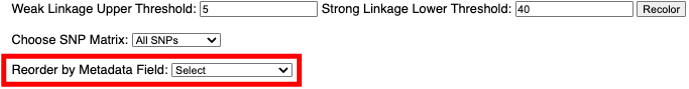 an image of SNP heatmap reordering by metadata field
